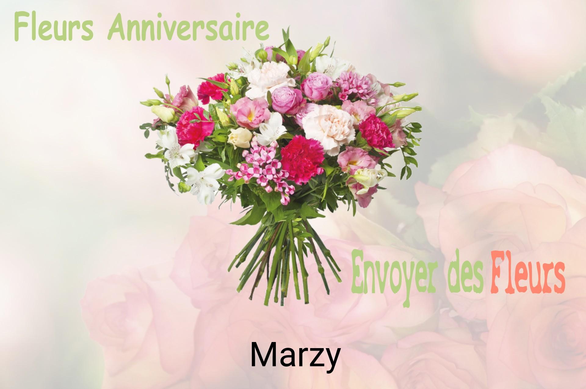 Bouquet de fleurs d’anniversaire livré à Marzy